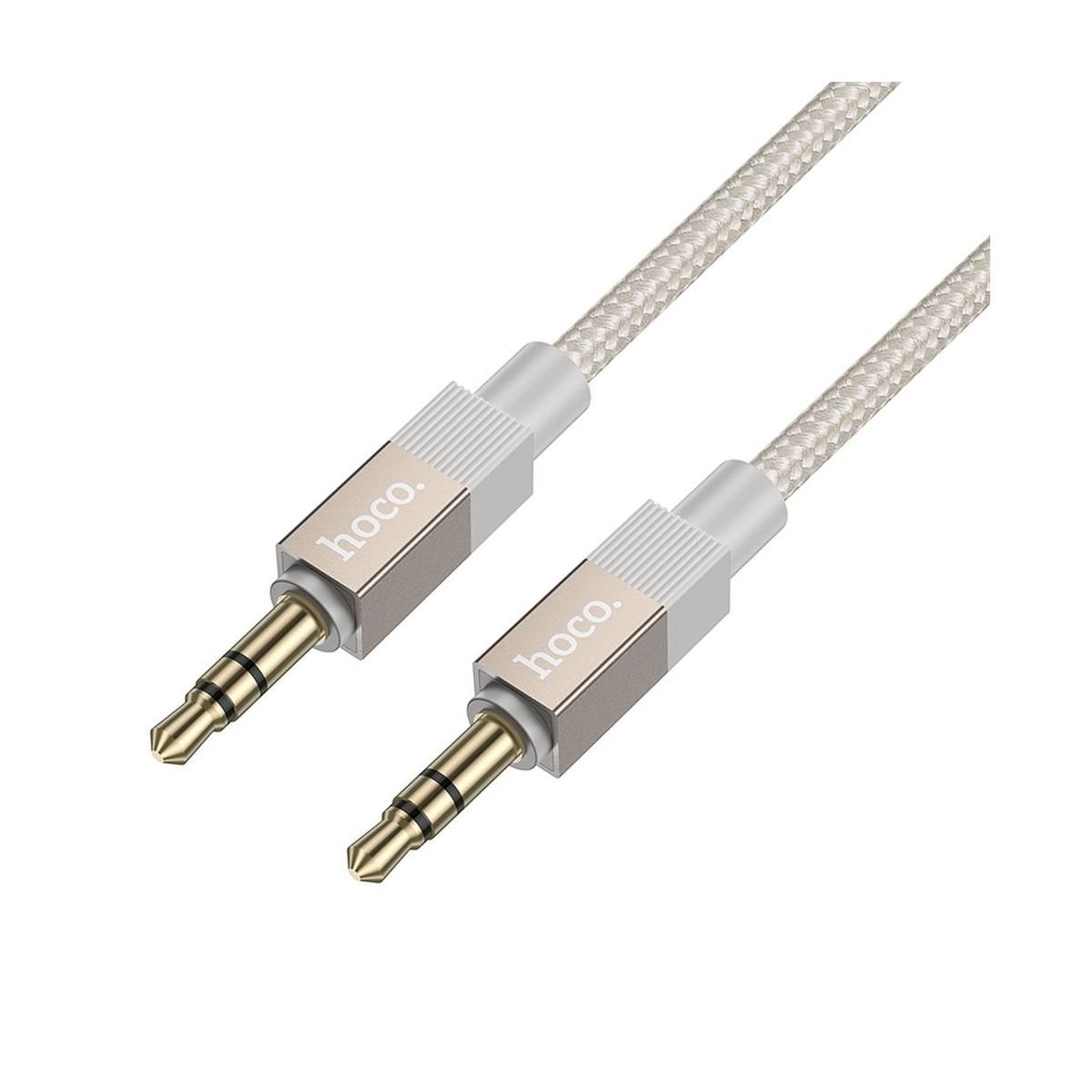 Kabel AUX Jack 3,5 mm (męski) do Jack 3,5 mm (męski) Hoco 1 m UPA32 złoty