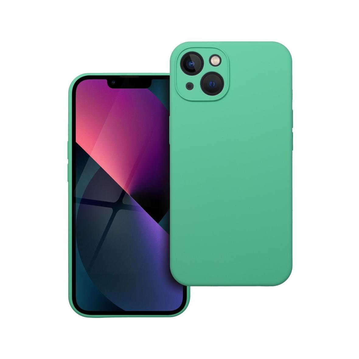 Futerał do iPhone 13 Silicone 2mm miętowy