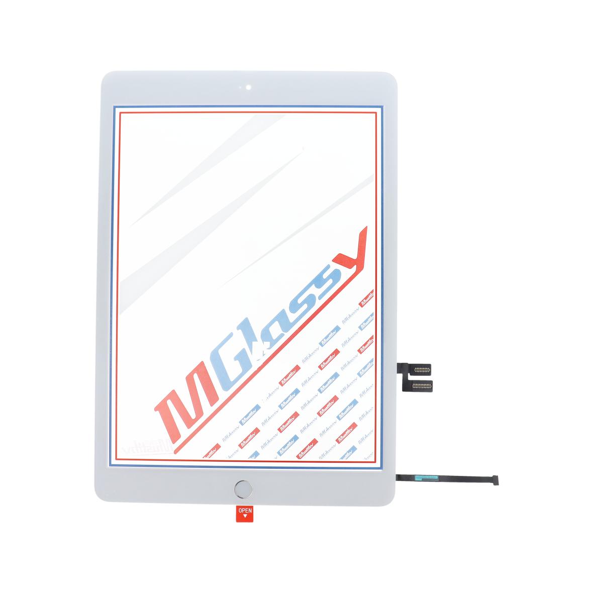 MUSTTBY Ekran dotykowy + taśma klejąca + Home do iPAD 7 (biały)