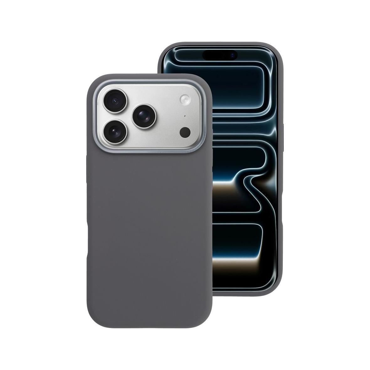 Etui na iPhone 17 PRO MAX Forcell F-Protect Frame Premium zgodny z MagSafe szary 0INT