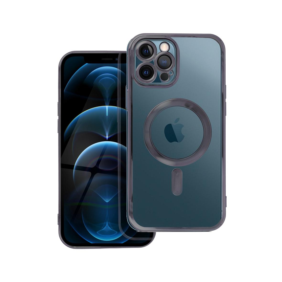 Futerał do iPhone 12 PRO MAX Electro Mag Cover zgodny z MagSafe czarny