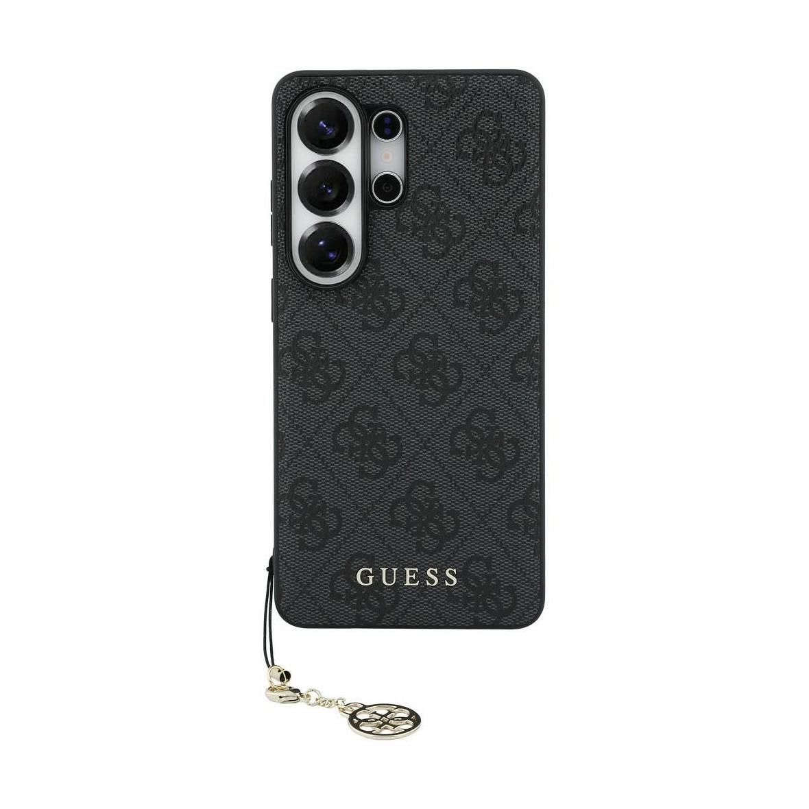 GUESS futerał do SAMSUNG S26 Ultra GUHMS26LGF4GGR (PU 4G Classic Logo with Charm) czarny