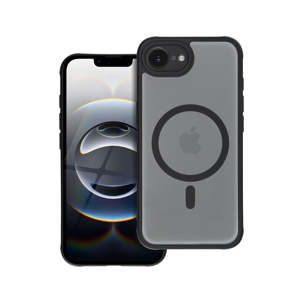 Futerał do iPhone 16e (SE 4 2025) / 17e Full Matte Mag Cover zgodny z MagSafe czarny