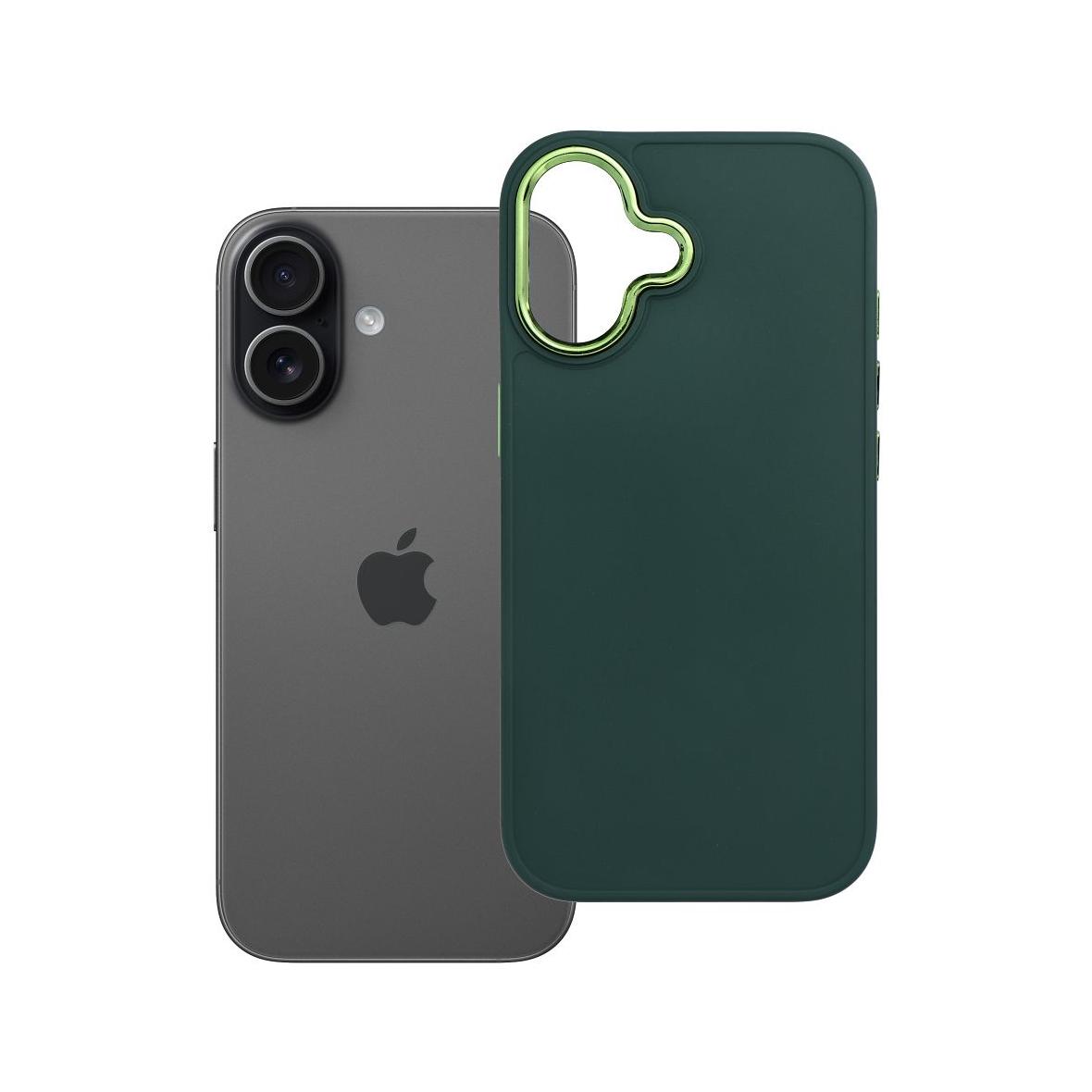 Futerał do iPhone 17 Frame zielony