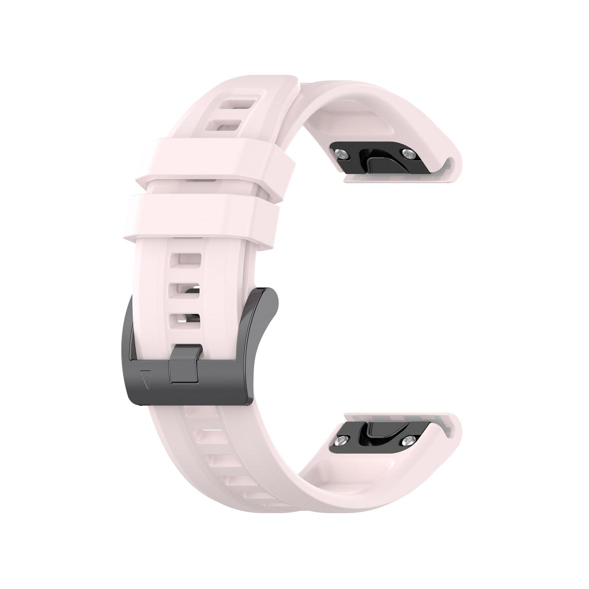 Pasek silikonowy do GARMIN FENIX 3 / 3HR / 5X / 6X / 6X Pro / 7X / 7X Pro róż (3)