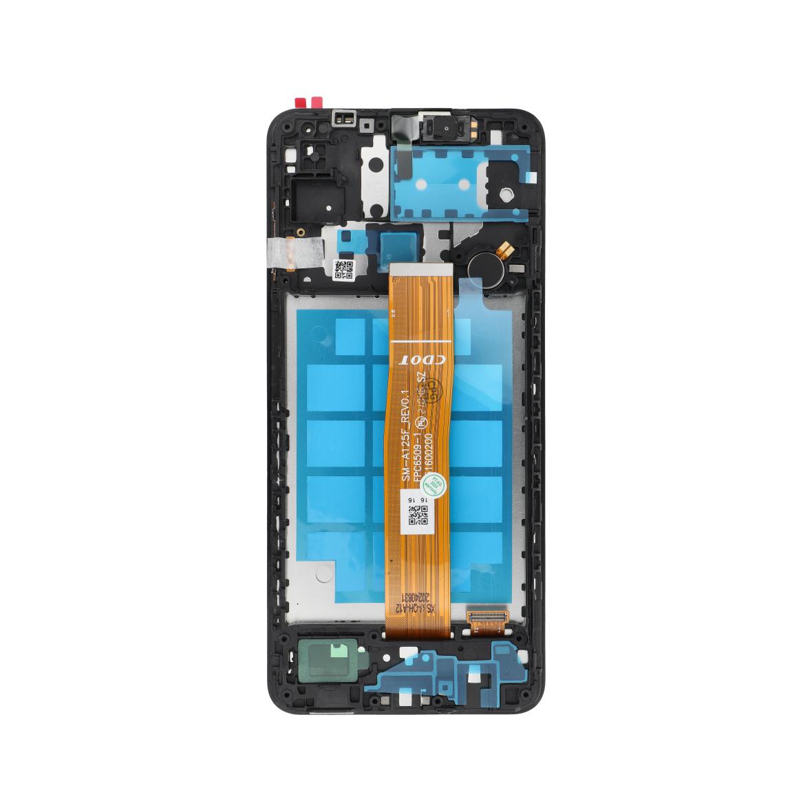 FixCell wyświetlacz LCD do SAMSUNG A12 A125 OEM ramka z podzespołami