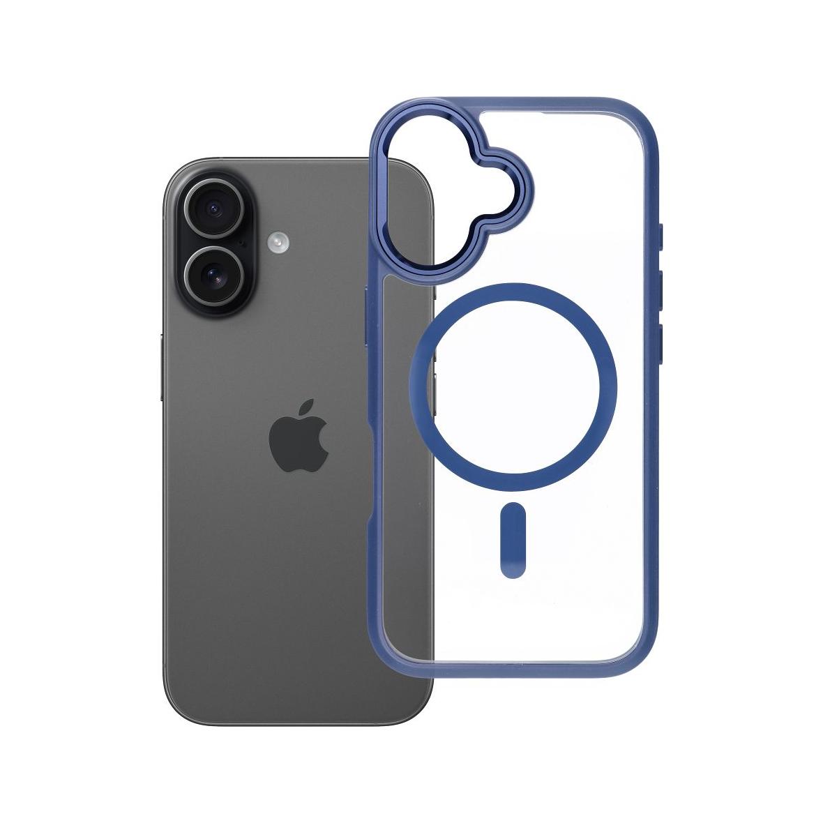 ROAR futerał MAG BUMPER kompatybilny z MagSafe do IPHONE 16 niebieski