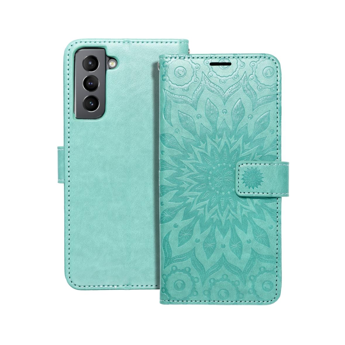 Etui z klapką na Samsung S21 Mezzo Book mandala zielone