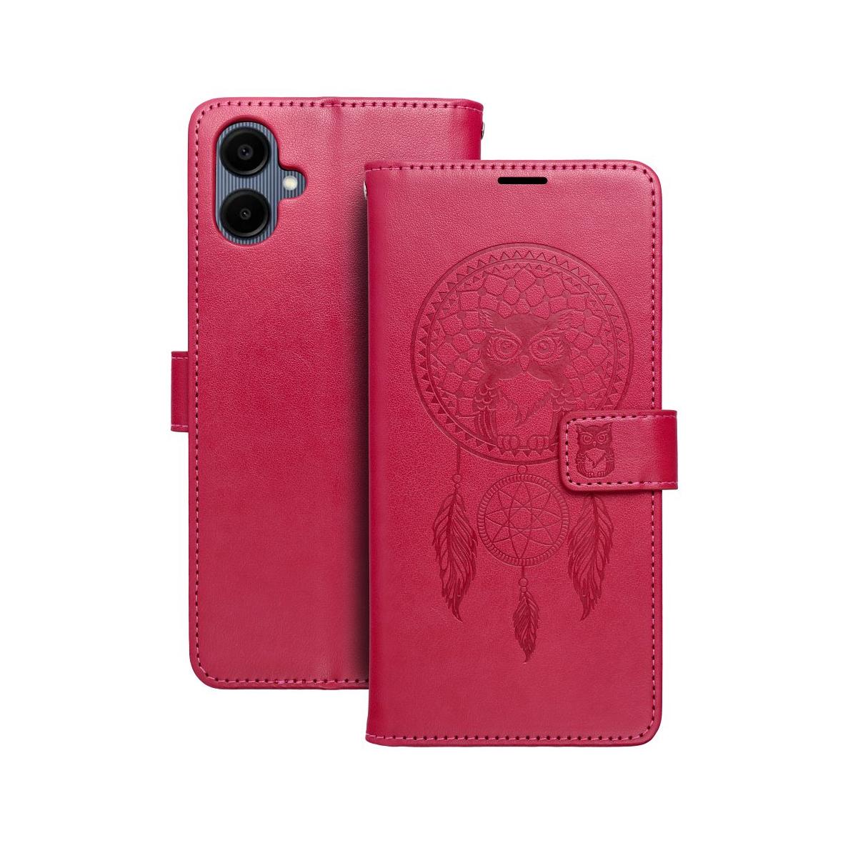 Etui z klapką na Samsung A06 Mezzo Book łapacz snów magenta