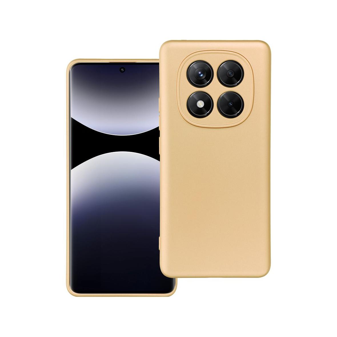 Futerał do Xiaomi Redmi Note 14 PRO 5G Metallic złoty