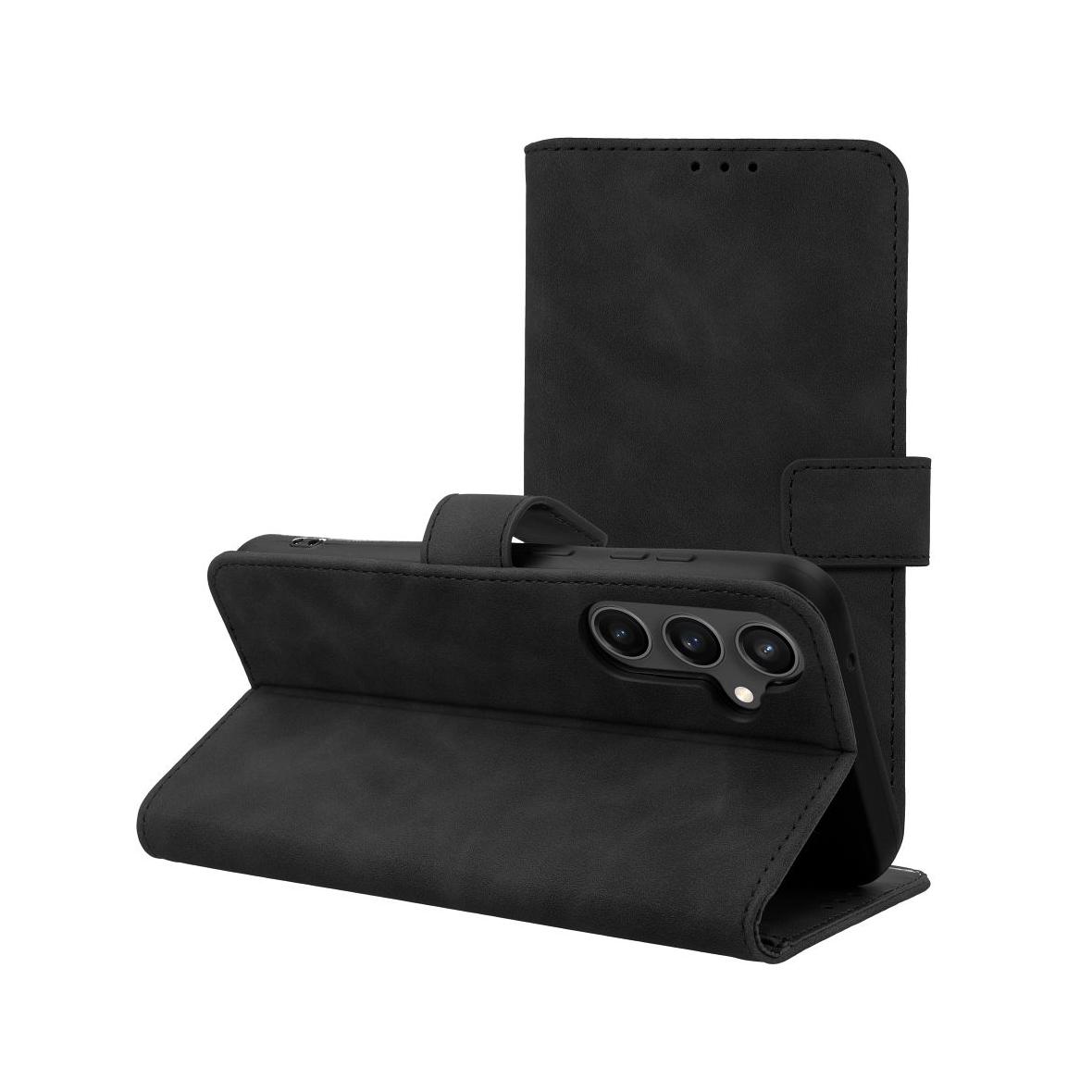 Etui z klapką na Samsung S23 FE Tender Book czarne