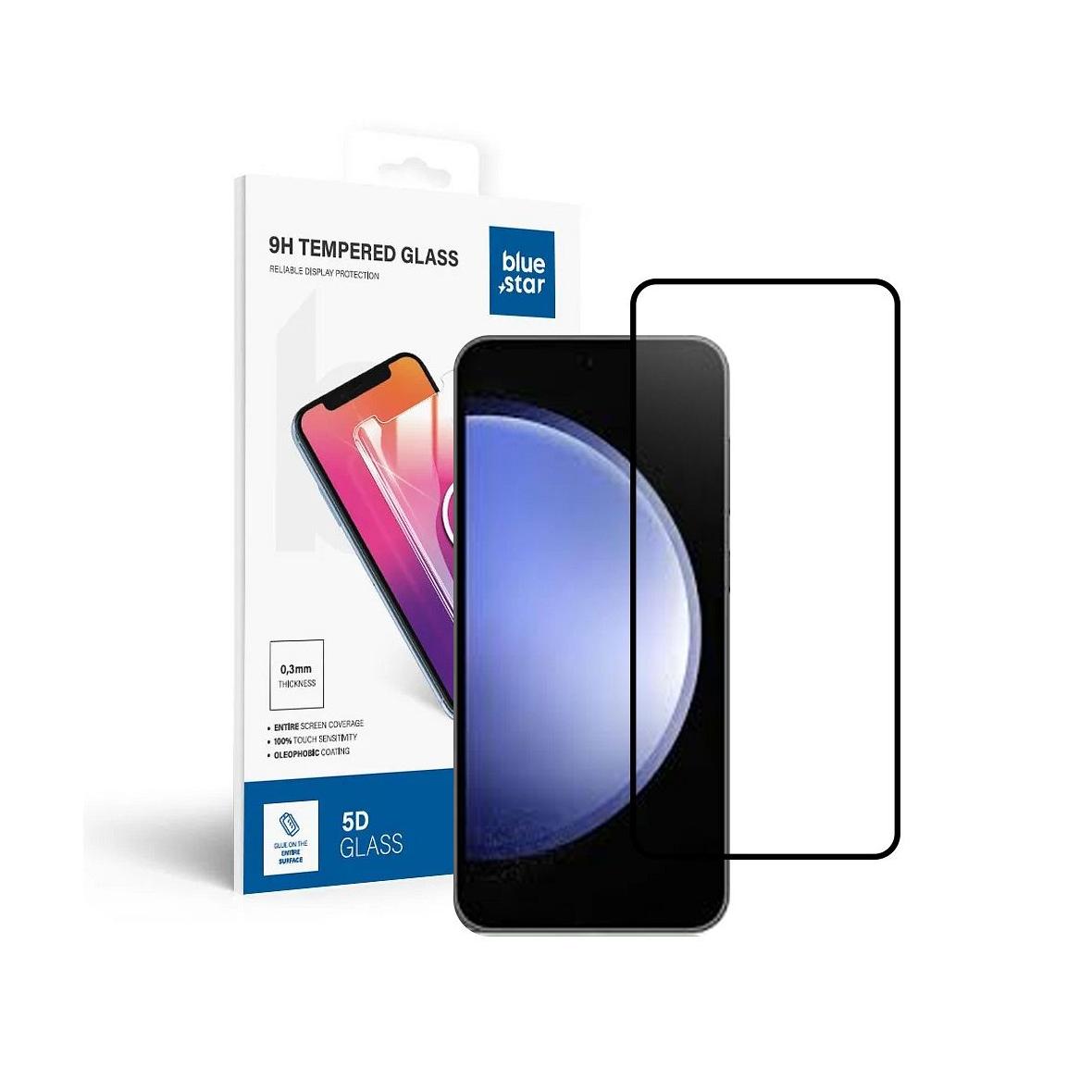Szkło hartowane do Samsung Galaxy S25 (full glue / case friendly) Blue Star 5D czarne