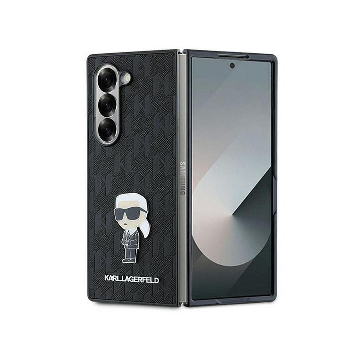 KARL LAGERFELD futerał do SAMSUNG Z Fold 6 KLHCZFD6SAPKINPK (HC Saffiano Monogram Ikonik Pin) czarny