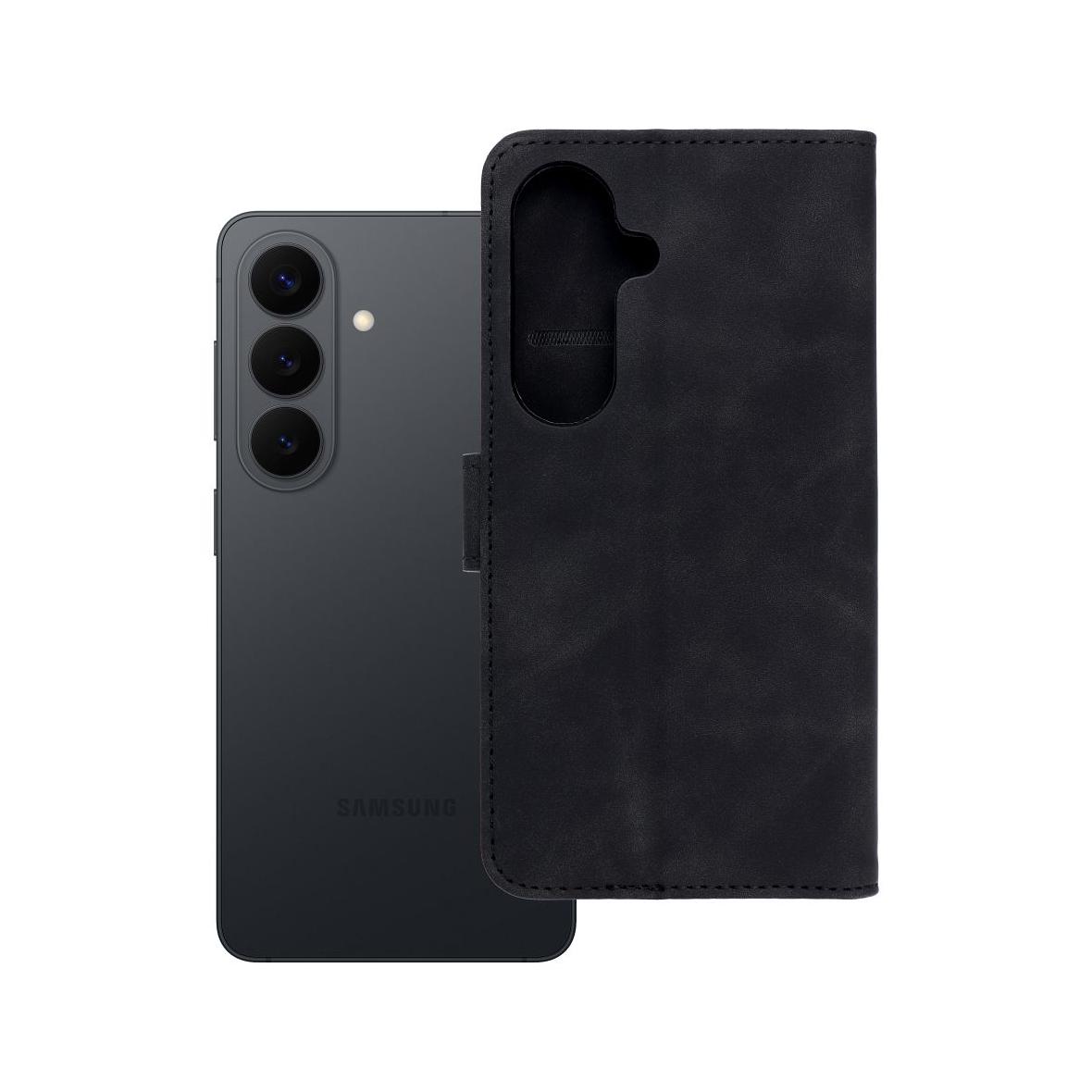Etui z klapką na Samsung S26 Tender Book czarne
