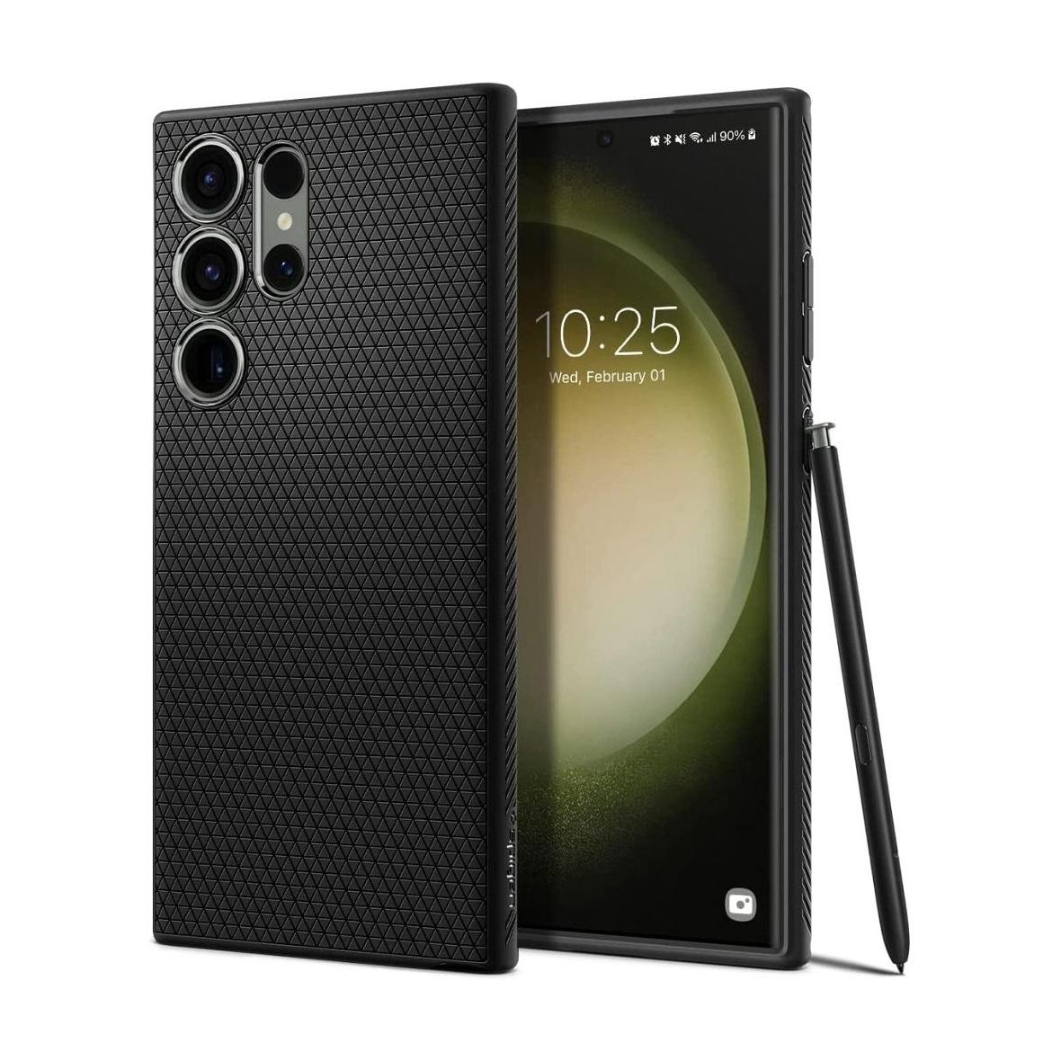 SPIGEN futerał LIQUID AIR do SAMSUNG S23 Ultra matte black