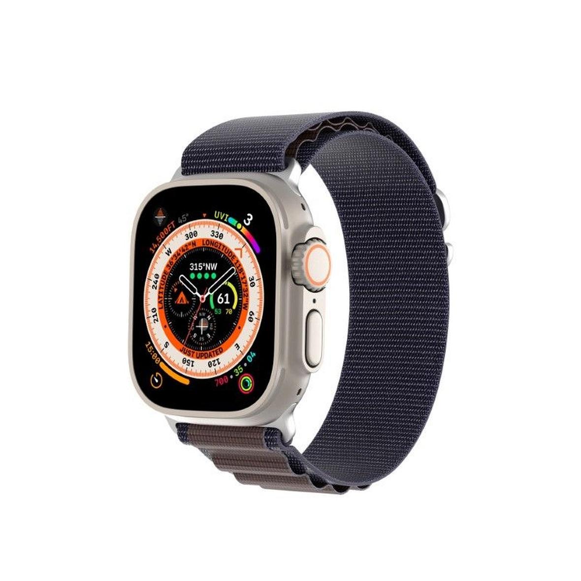 DUX DUCIS pasek GS nylonowy do Apple Watch 42 / 44 / 45 / 49 mm indigo