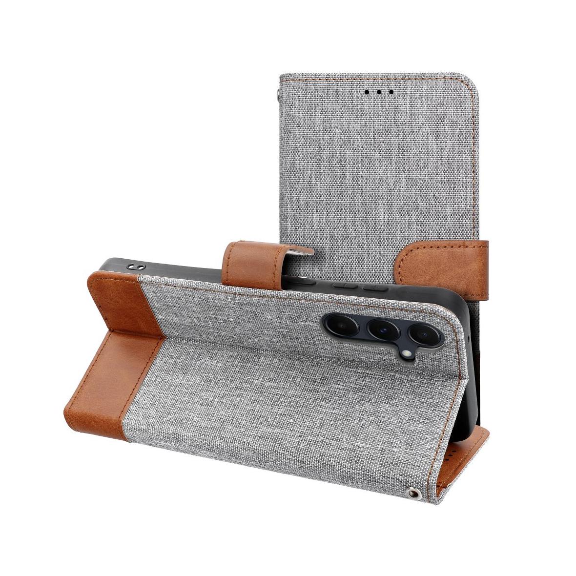 Etui z klapką na Xiaomi Redmi 13C / Poco C65 Jeans Book szare