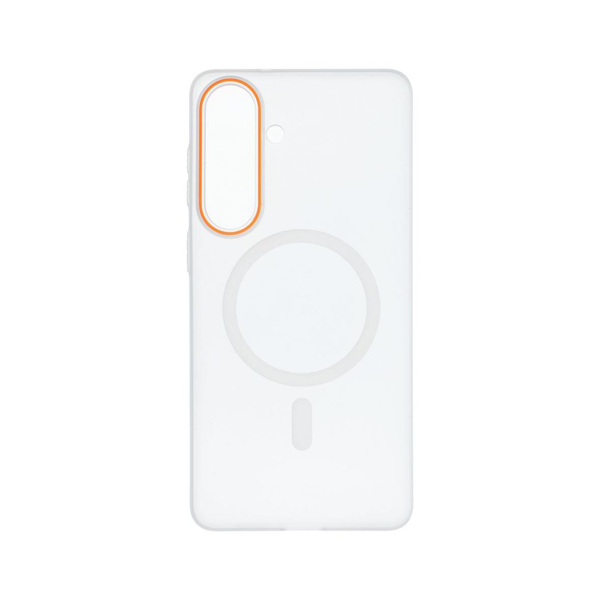 Futerał do Samsung S26 PLUS Go Orange zgodny z MagSafe transparentny
