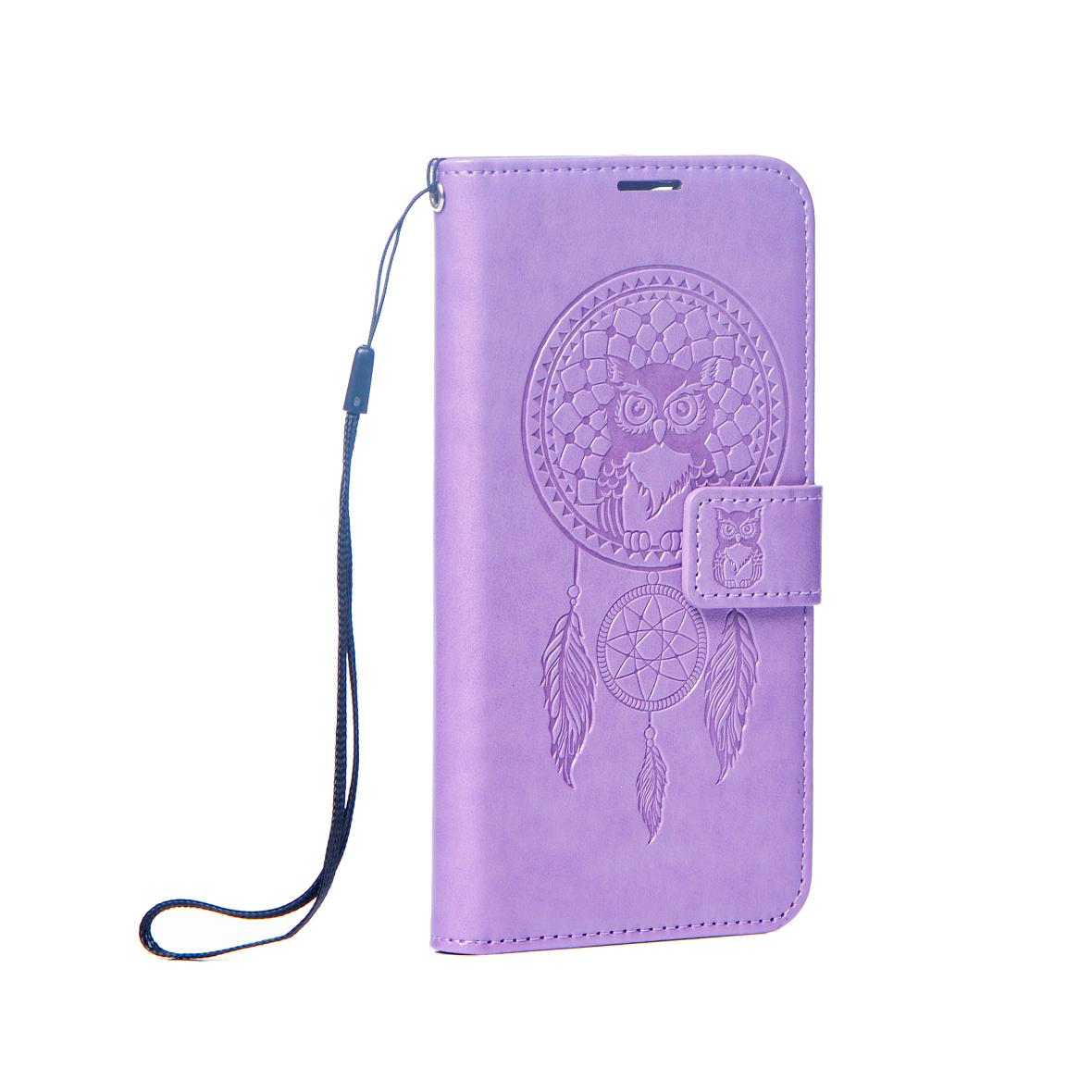 Etui z klapką na Xiaomi Redmi 15C (173,16 x 81,07 x 8,2) Mezzo Book łapacz snów fioletowe