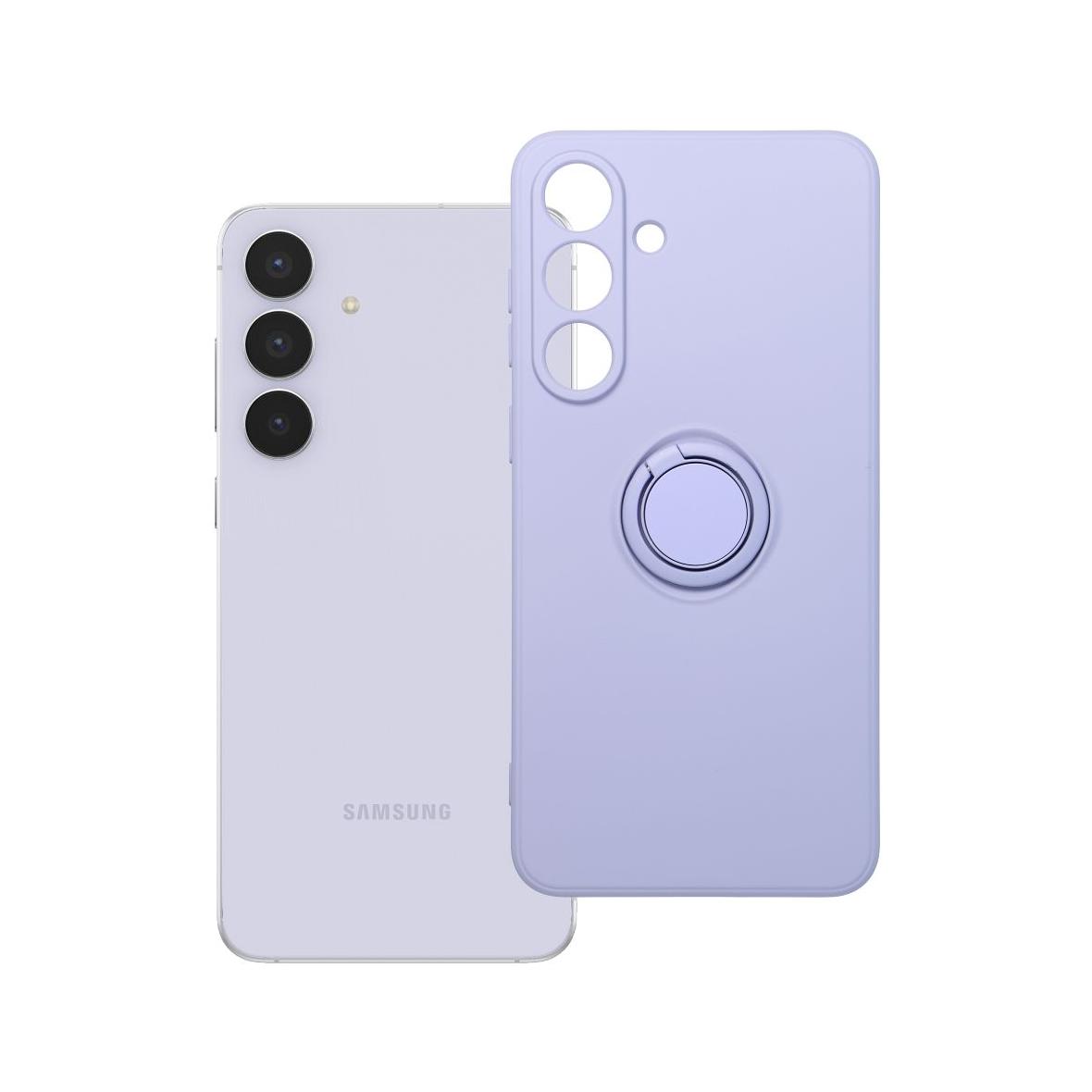 Futerał do Samsung S25 FE Silicone Ring fioletowy