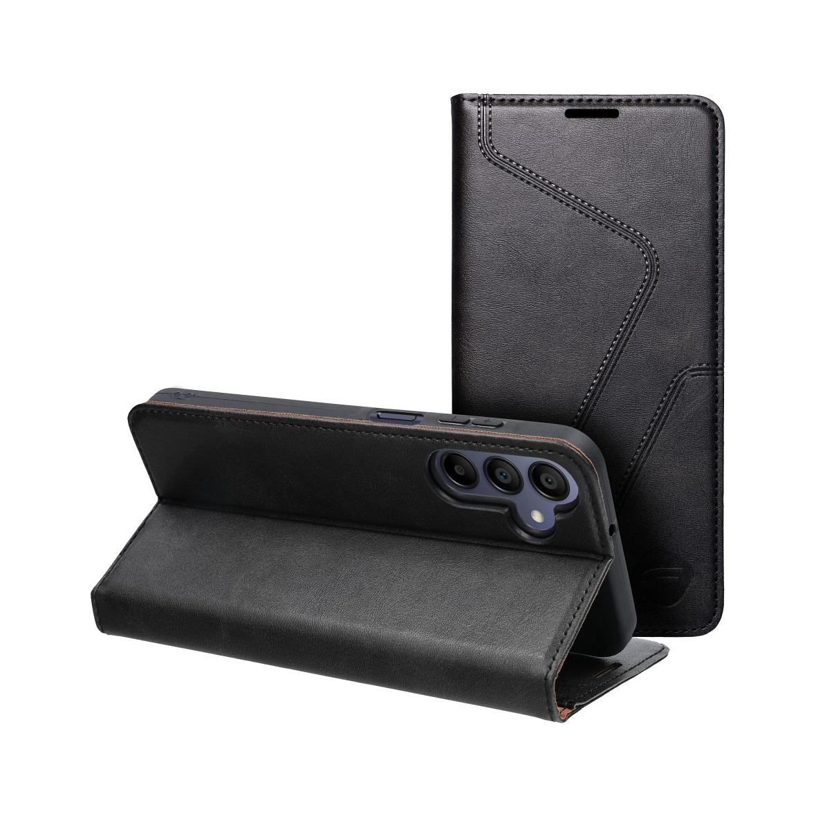 Pokrowiec na Samsung A15 5G Forcell F-Protect RFID Blocker Book czarny