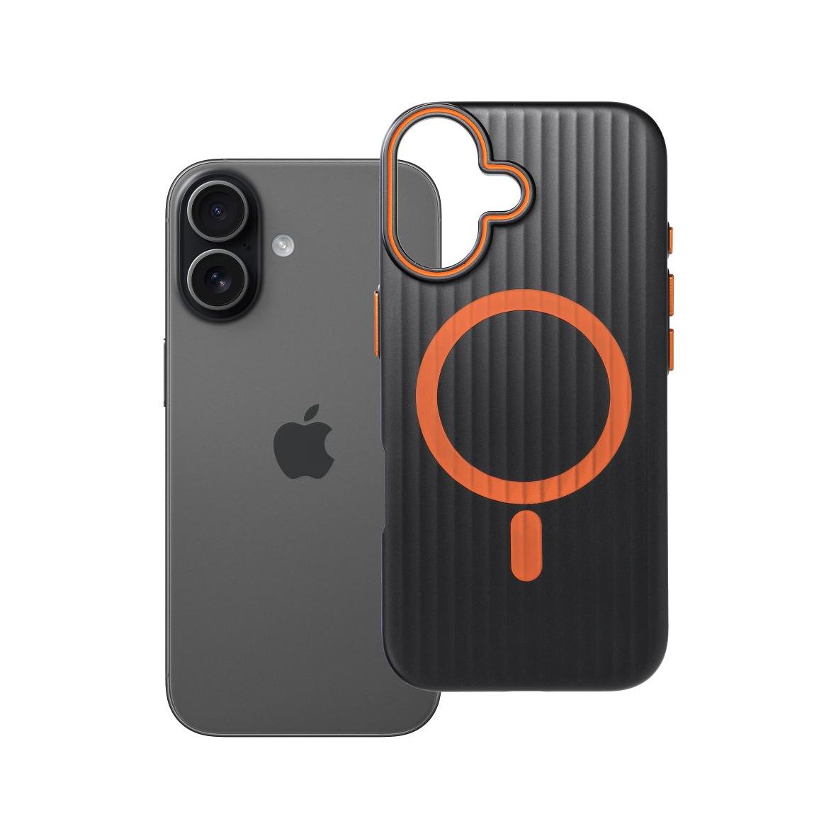 Futerał do iPhone 17 Simply zgodny z MagSafe tytanowy czarny