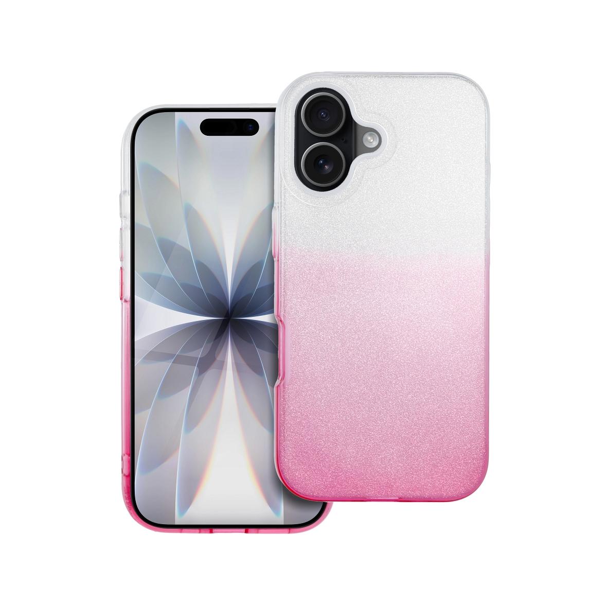 Futerał do iPhone 17 Shining do iPhone 17 transparentny różowy