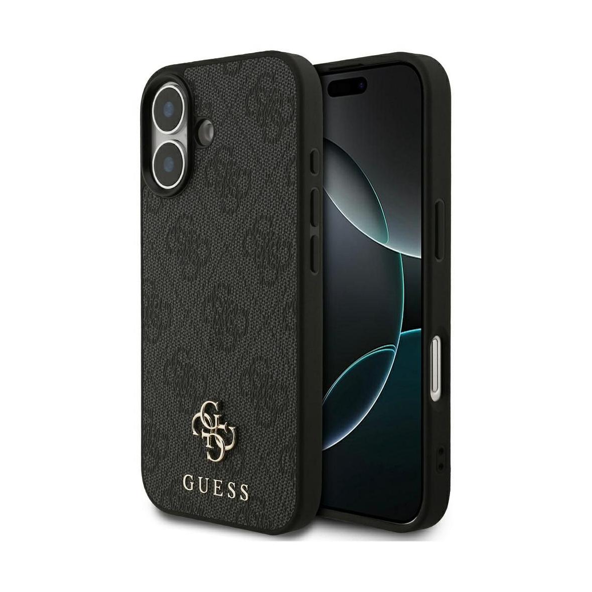 GUESS futerał do IPHONE 17 kompatybilny z MagSafe GUHMP17SP4SM4MK (PU 4G Small 4G and Classic) czarny