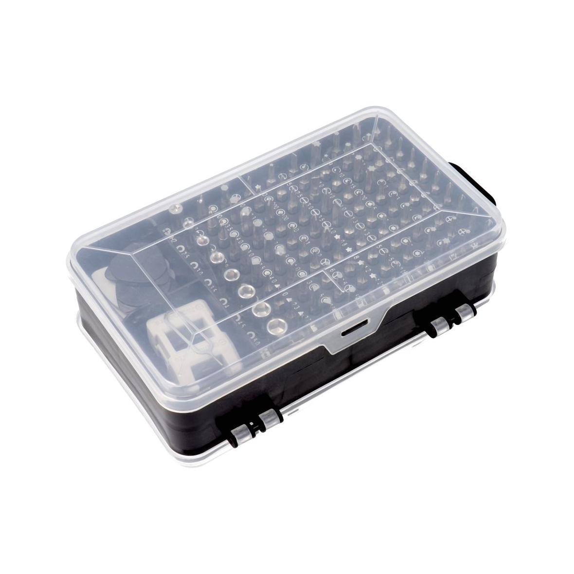 Zestaw śrubokrętów precyzyjnych / wkrętaków serwisowych, bitów 115w1 metal srebrny