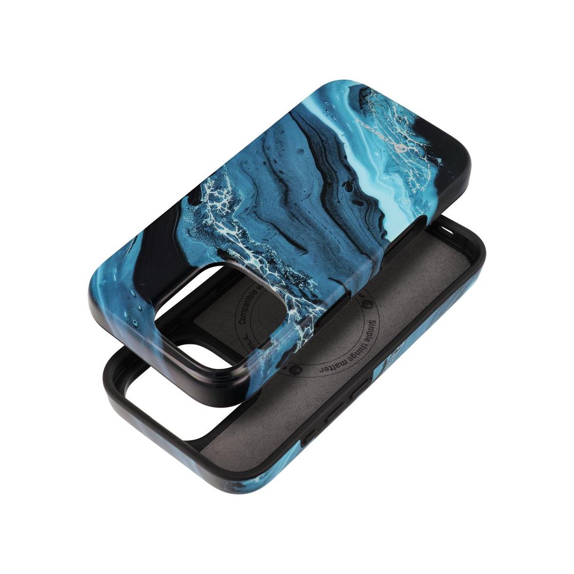 Etui na iPhone 16 PRO Forcell F-Protect Mirage zgodny z MagSafe Military Drop-Test deep sea