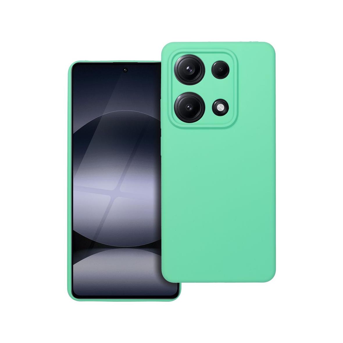 Futerał do Xiaomi Redmi Note 14S Silicone 2mm miętowy