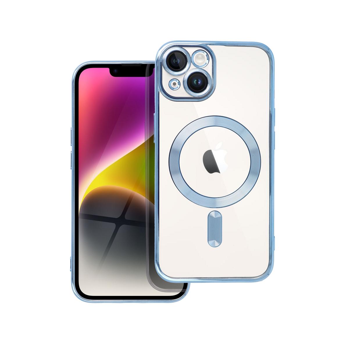 Futerał do iPhone 14 Electro Mag Cover zgodny z MagSafe niebieski