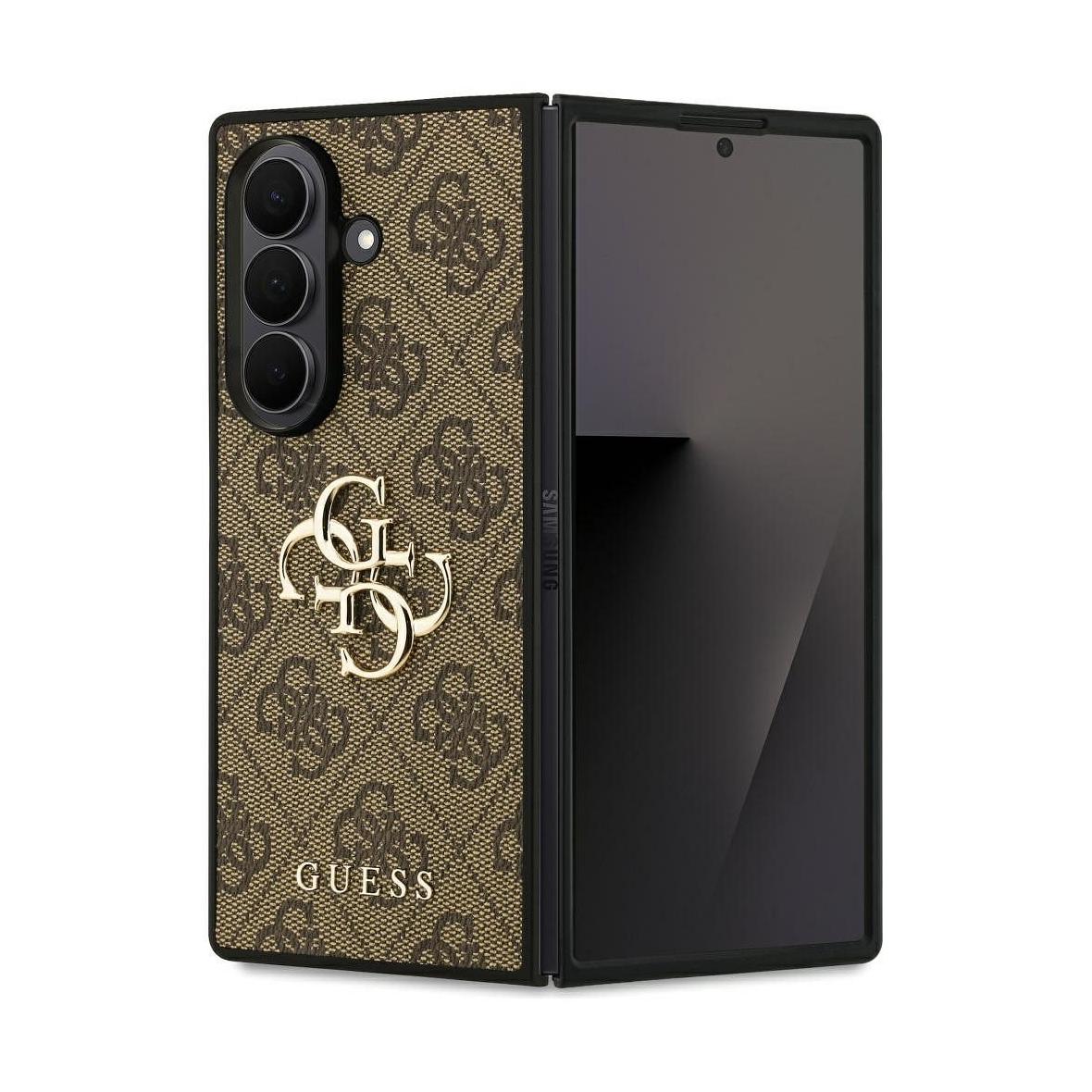 GUESS futerał do SAMSUNG Z Fold7 GUHCZFD74GMGBR (4G PU Big Logo) brązowy