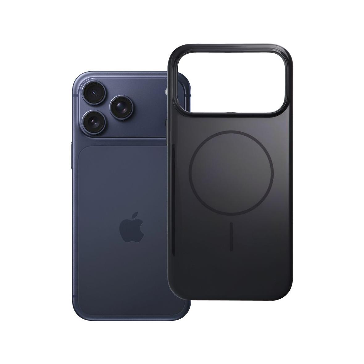 Etui na iPhone 17 PRO MAX Premium Glossy Mag Cover zgodny z MagSafe i Camera Control button czarne