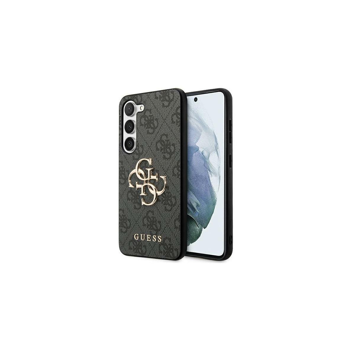 GUESS futerał do SAMSUNG S24 GUHCS24S4GMGGR (Leather 4G Metal Logo) czarny