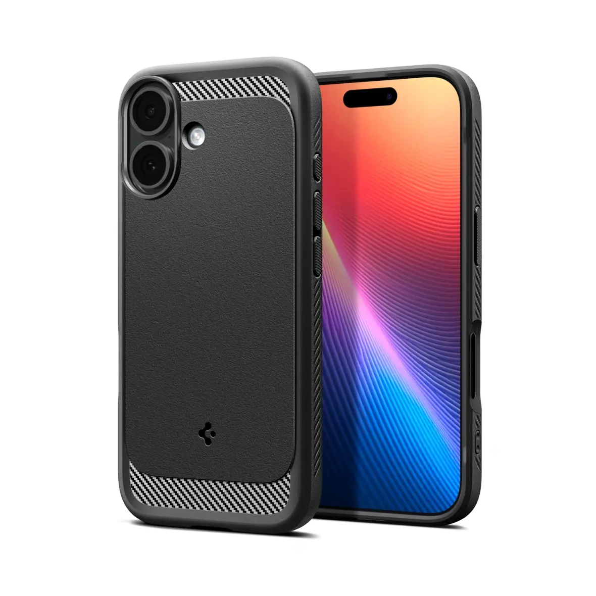 SPIGEN futerał RUGGED ARMOR MAG kompatybilny z MagSafe do IPHONE 17 matte black