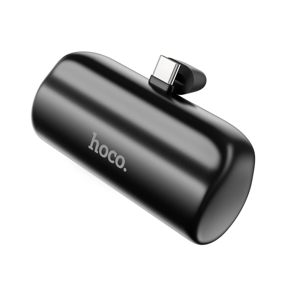 Powerbank Hoco 5000 mAh 2A z wbudowanym złączem USB C J106 czarny