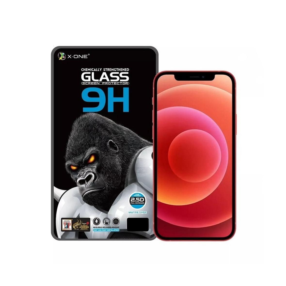Szkło hartowane X-ONE Full Cover Extra Strong Matowe - do iPhone 11 (full glue) czarny