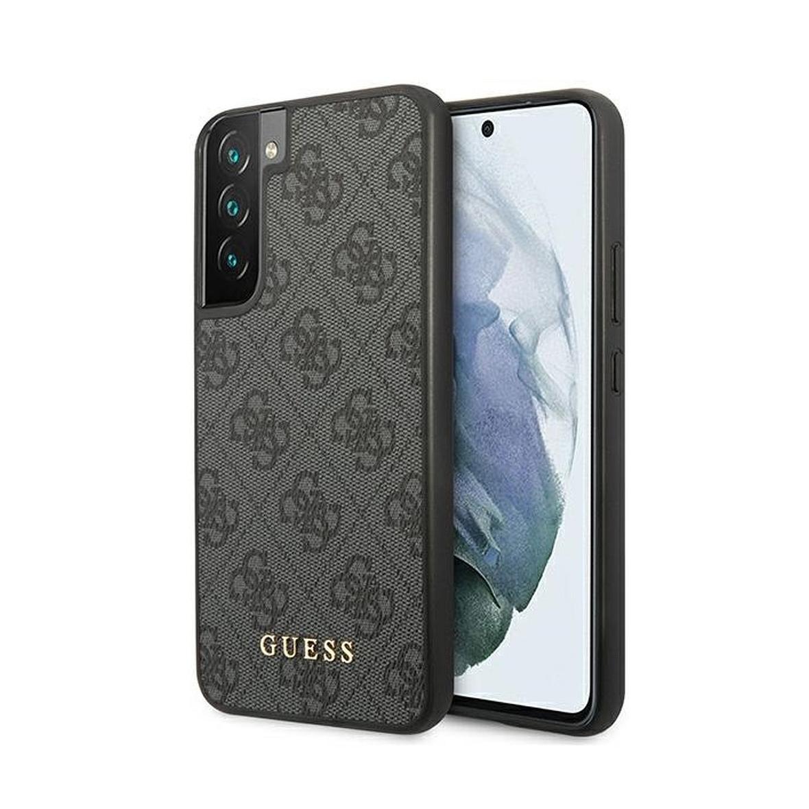 GUESS futerał do SAMSUNG S22 GUHCS22SG4GFGR (4G Metal Gold Logo) szary