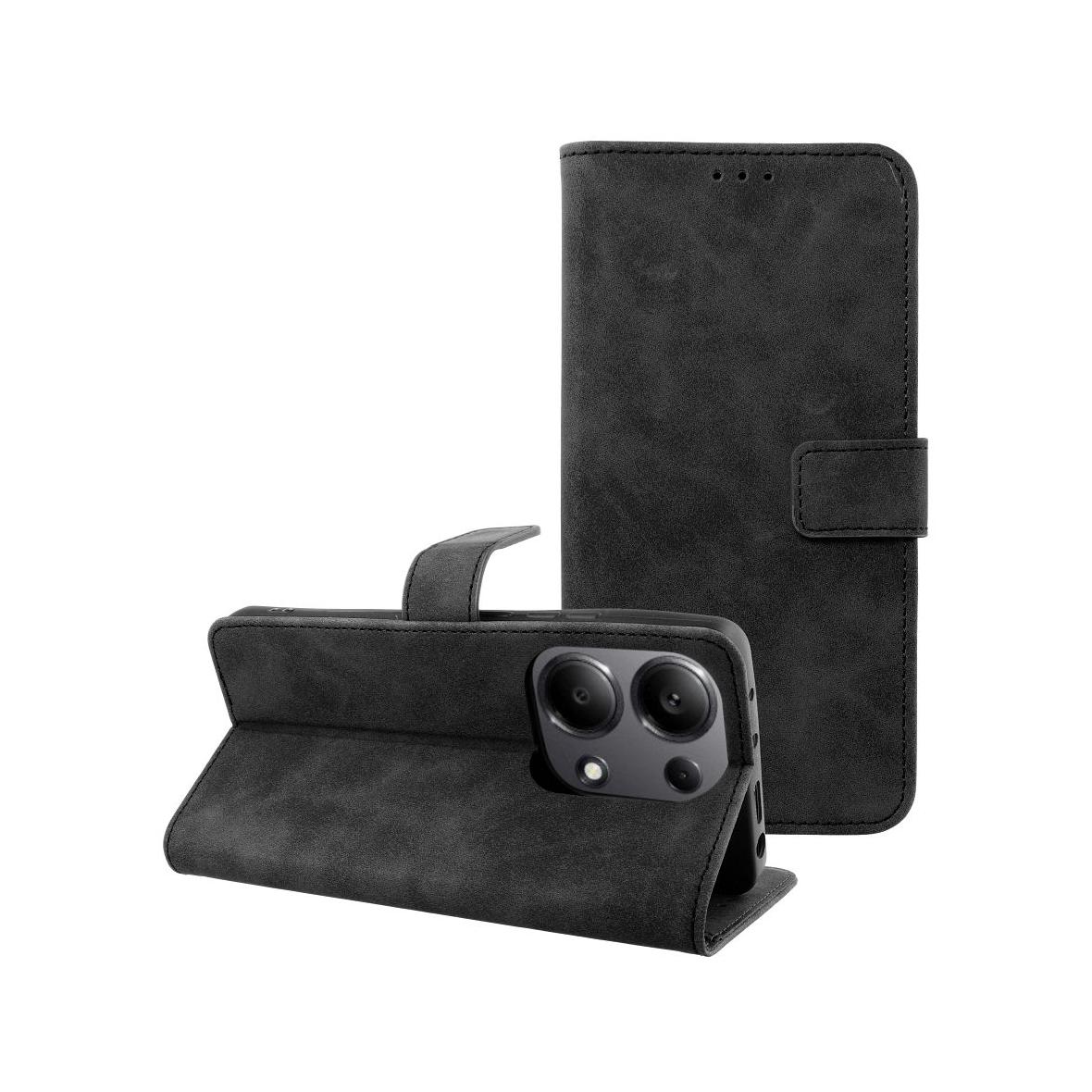 Etui z klapką na Xiaomi Redmi NOTE 13 PRO 4G / POCO M6 PRO 4G Tender Book czarne
