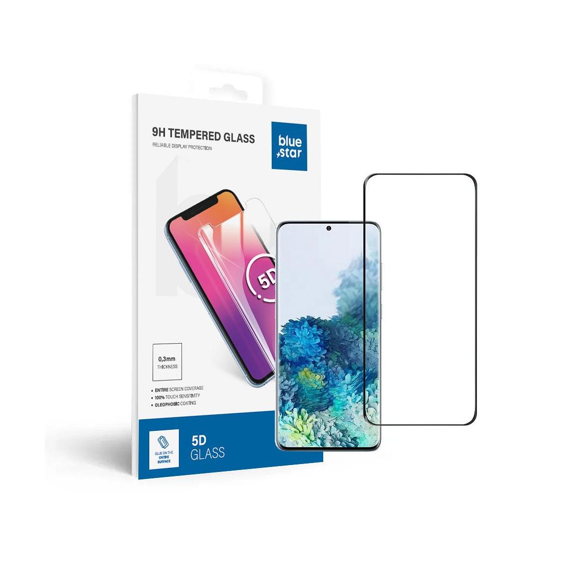 Szkło hartowane do Samsung Galaxy S20 PLUS (full glue / case friendly) Blue Star 5D czarne