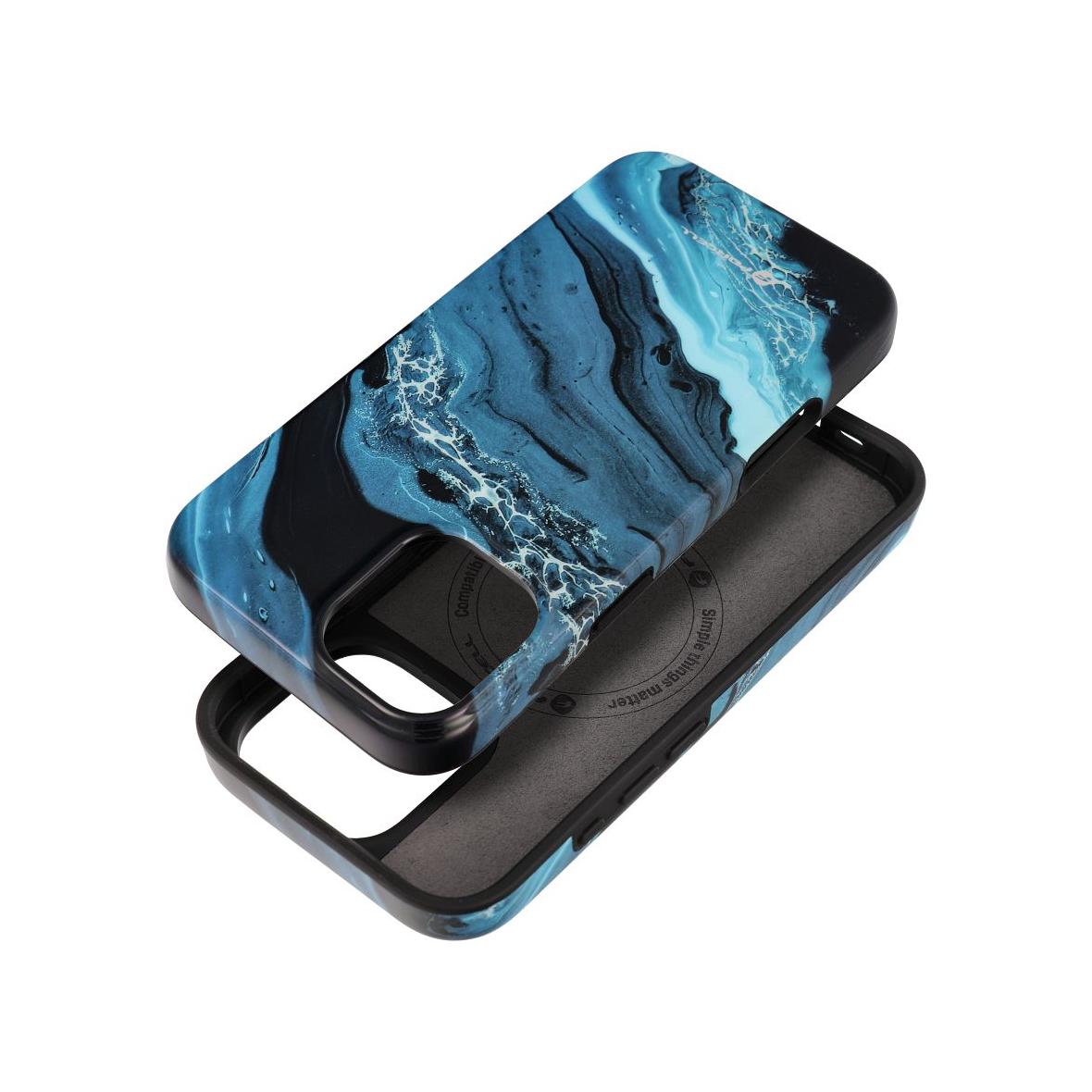 Etui na iPhone 16 PLUS Forcell F-Protect Mirage zgodny z MagSafe Military Drop-Test deep sea