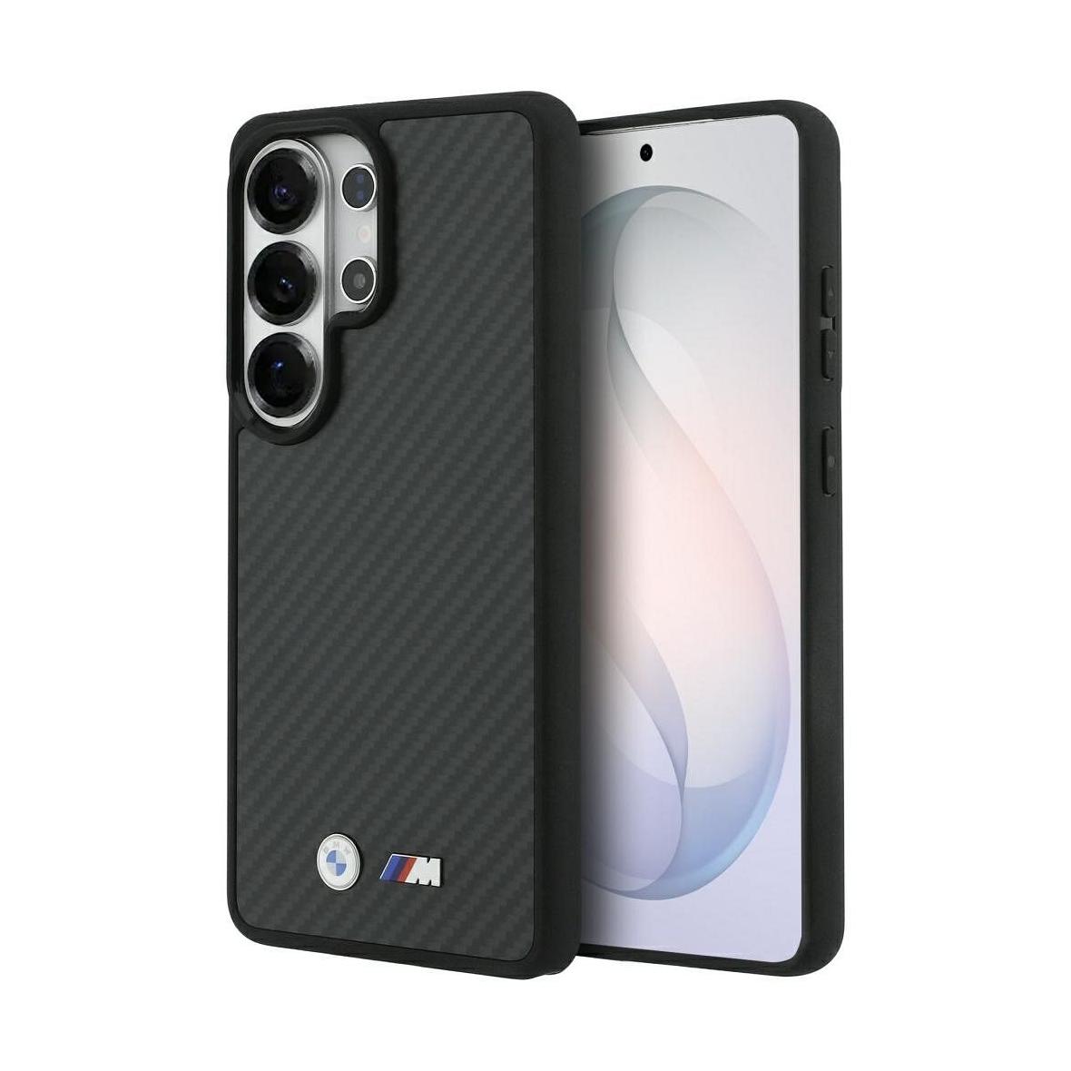 BMW futerał do SAMSUNG S26 Ultra BMHMS26L24CFMMK (Magnetic Kevlar W/ Logo) czarny