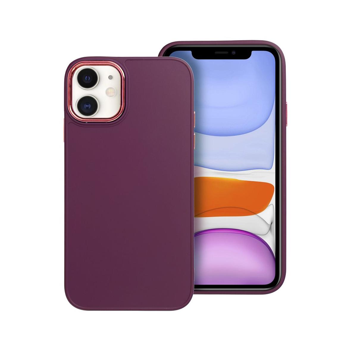 Futerał do iPhone 11 Frame fioletowy