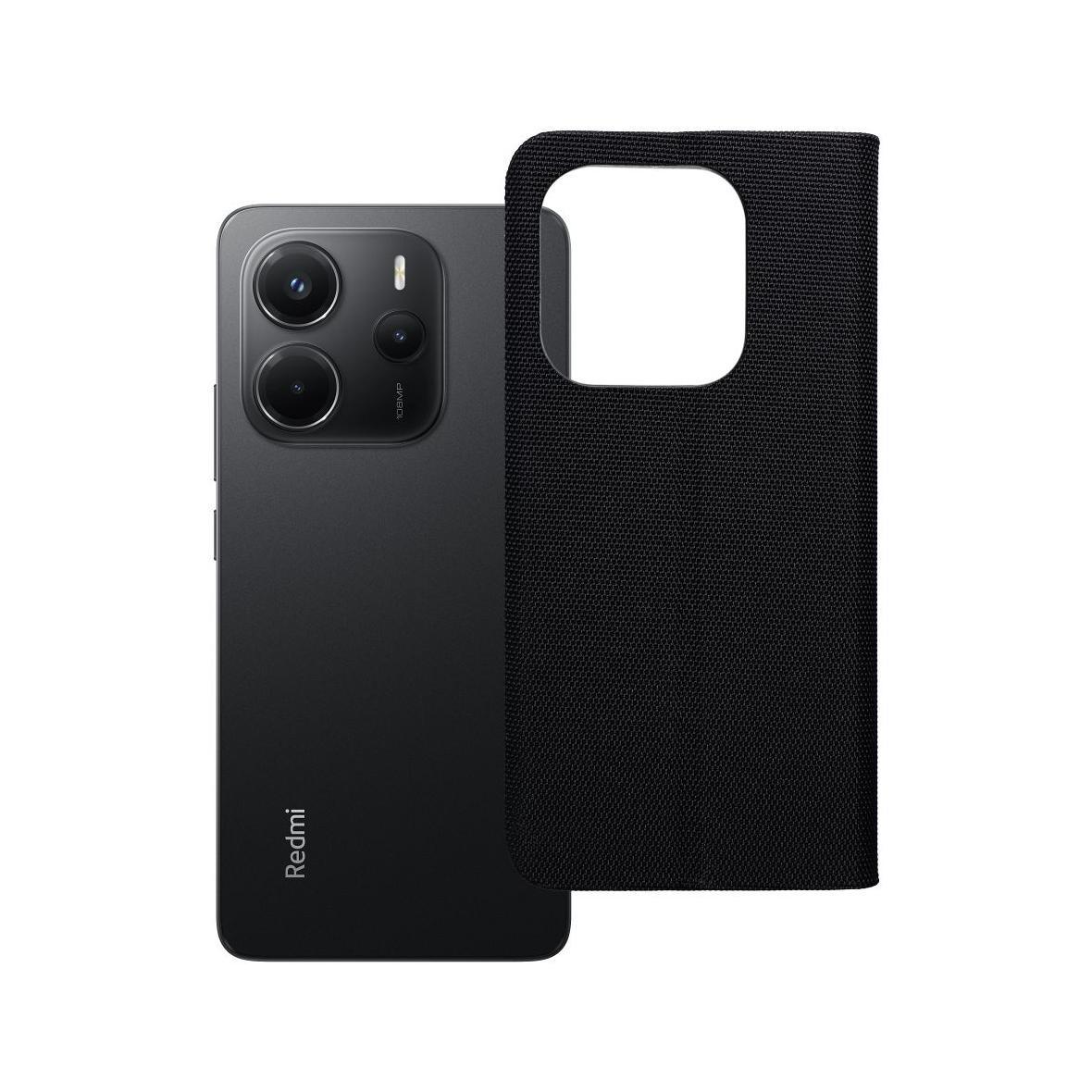 Etui z klapką na Xiaomi Redmi NOTE 14 4G (GLOBAL - 164,84mm x 78,15mm x 8,16mm) Sensitive Book czarne