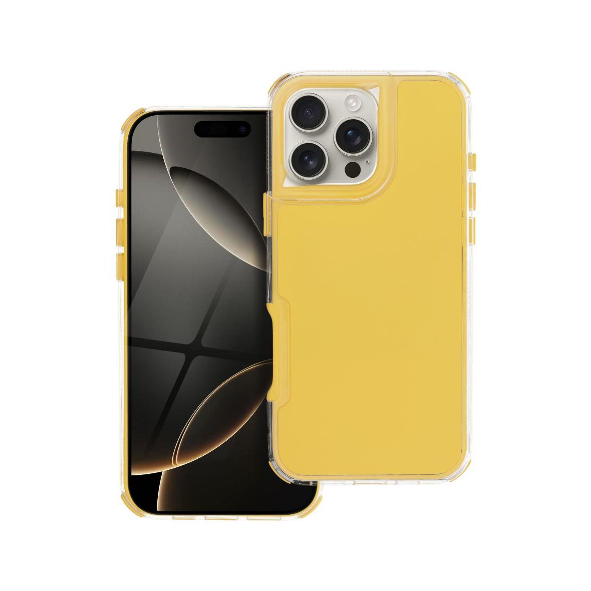 Futerał do iPhone 16 PRO MAX Matrix żółty