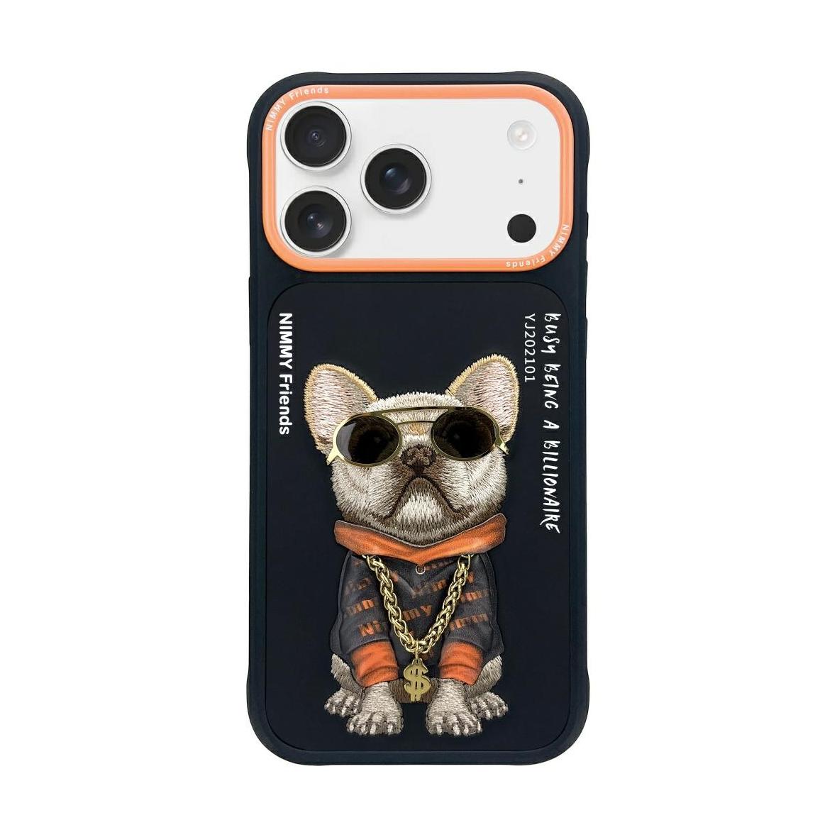 NIMMY futerał GLASSES COOL DOG do IPHONE 17 czarny
