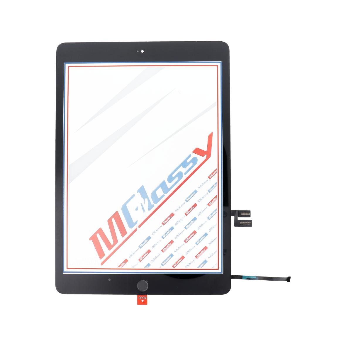 MUSTTBY Ekran dotykowy + taśma klejąca + Home do iPAD 8 (czarny)