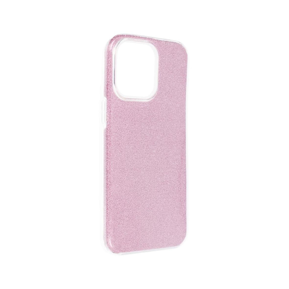 Futerał do iPhone 15 PRO MAX Shining różowy
