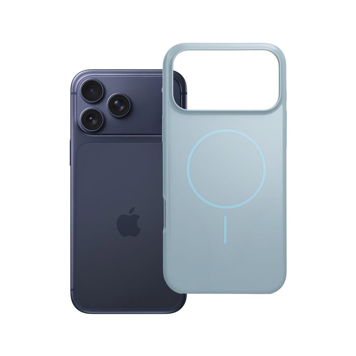 Etui na iPhone 17 PRO MAX Glossy Mag Cover zgodny z MagSafe miętowe